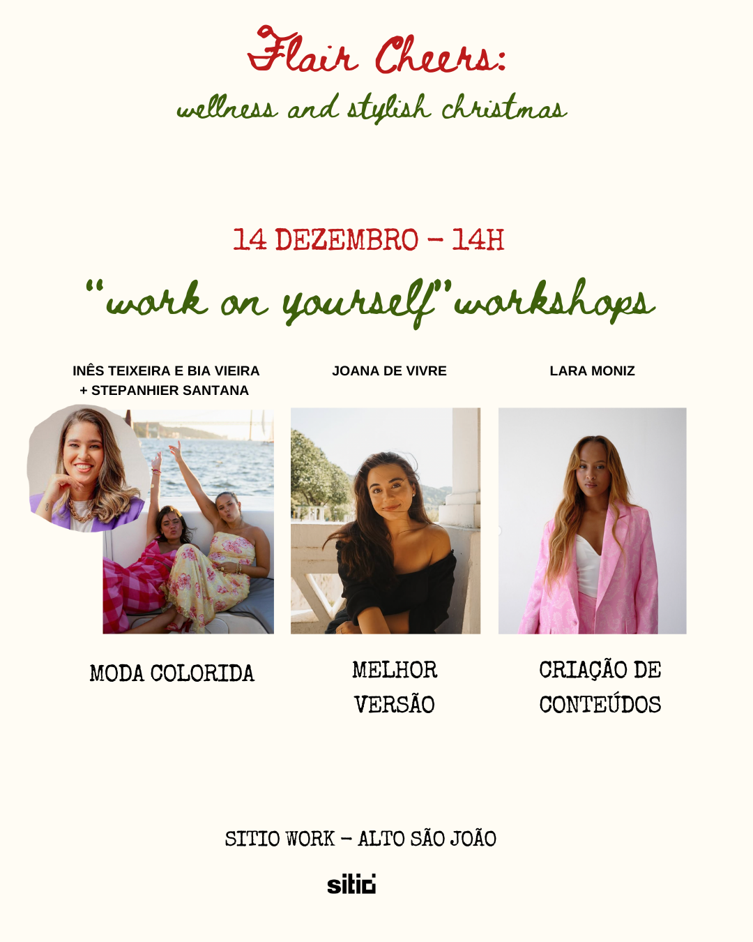 Workshops + Podcast ao vivo - Flair Cheers