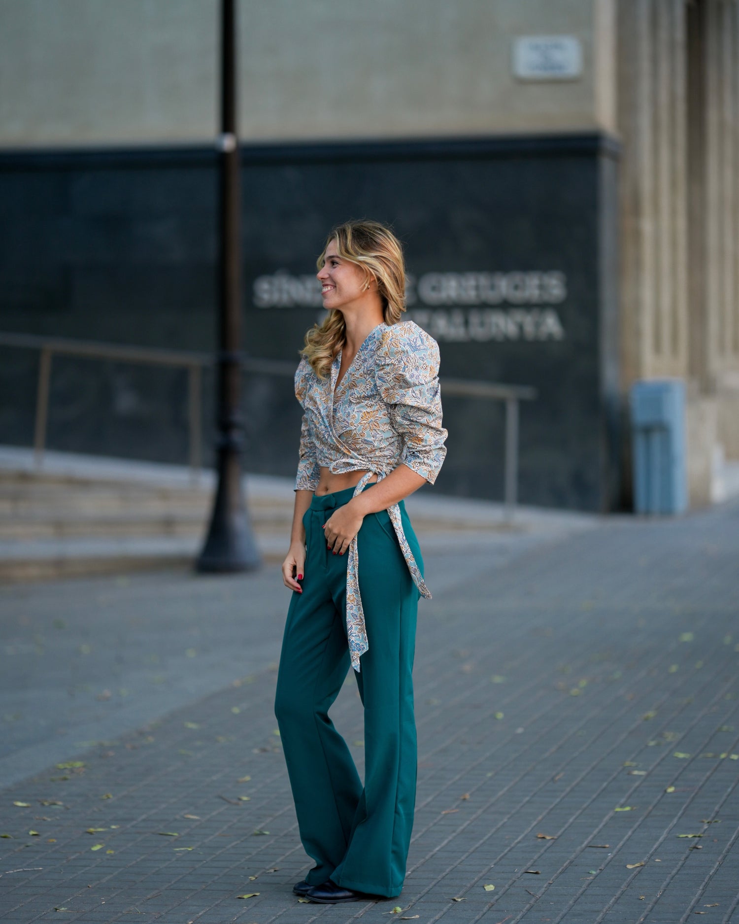 Dark green Flare Pants – Flair by MR